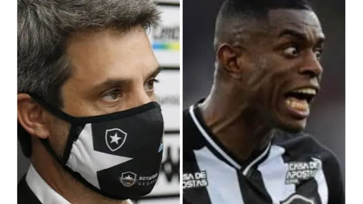 Montagem de fotos de Vítor Silva/Botafogo
