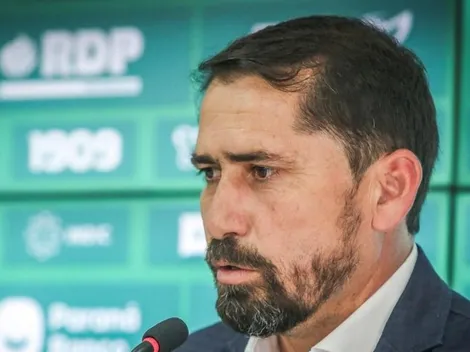 Morínigo promete à torcida que lutará até o fim para deixar o Coritiba na Série A do Brasileirão