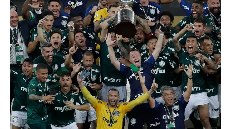 Aos 53 minutos do segundo tempo, o Palmeiras fez o gol do título (crédito: Getty Images)