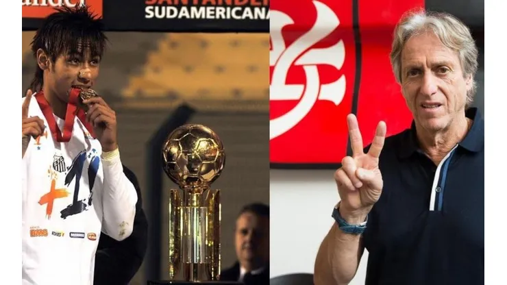 Neymar foi campeão em 2011 pelo Santos e Jesus em 2019 pelo Flamengo - Foto: Montagem (Ivan Storti e Alexandre Vidal).