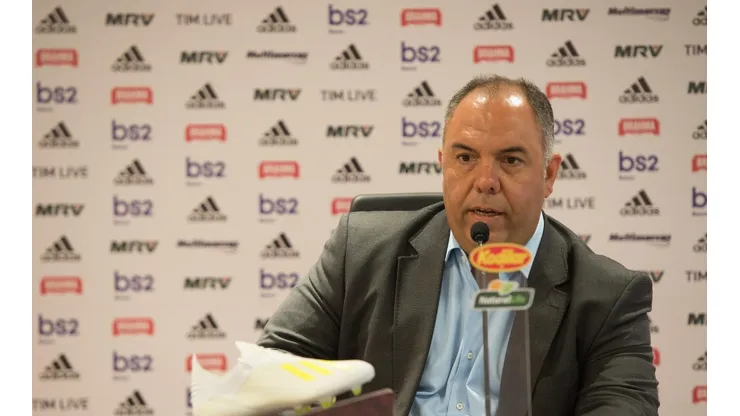 Marcos Braz é o homem forte do futebol — Foto: Alexandre Vidal - Flamengo