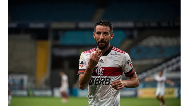 Flamengo comemora vitória sobre o Grêmio