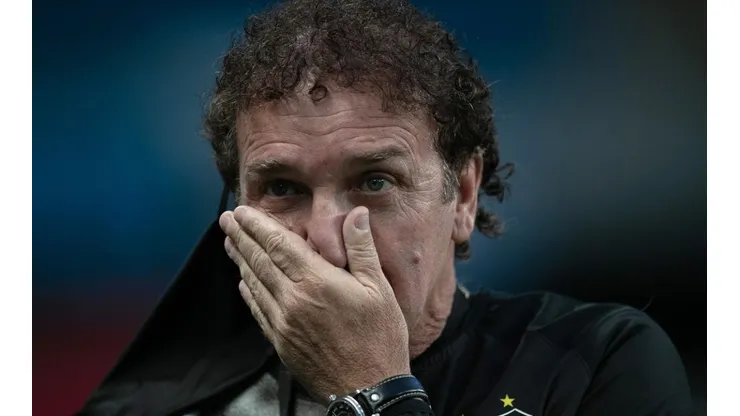 Cuca no Santos — Foto: Getty Images