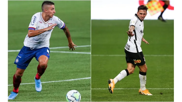 Com objetivos diferentes na tabela, Bahia e Corinthians se enfrentam nesta quinta-feira. (créditos: getty images)