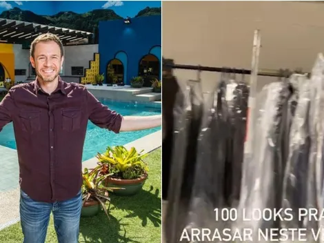 Tiago Leifert exibe figurinos para os 100 dias do BBB 21