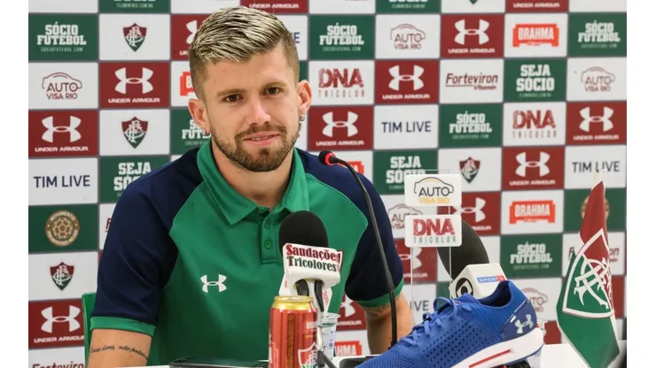 Caio Henrique exaltou a passagem pelo Flu. LUCAS MERÇON / FLUMINENSE F.C