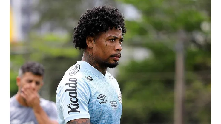 Marinho é destaque absoluto no Peixe — Foto: Pedro Ernesto Guerra Azevedo/Santos FC