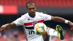 Jogador se revoltou com a derrota sofrida - Foto: Reprodução/Twitter/SPFC.