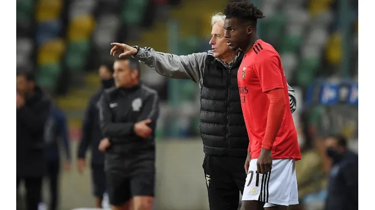 Jorge Jesus, técnico do Benfica, cancelou entrevista coletiva na manhã de hoje