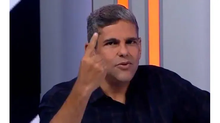 Apresentador gerou polêmica com os flamenguistas - Foto: Reprodução/ESPN.