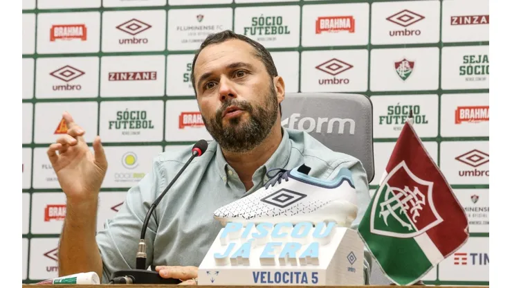 Presidente tricolor bancou o técnico.LUCAS MERÇON / FLUMINENSE F.C.