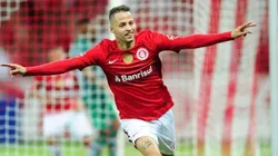 Nico López comemorando nos tempos de Inter. Foto: Ricardo Duarte/Inter