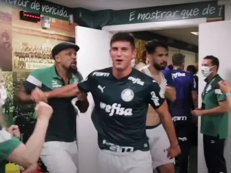 Kuscevic arrepia em vídeo de bastidores da Libertadores e nem Felipe Melo segura; assista