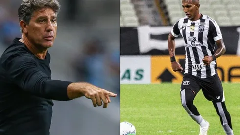 Montagem / Fotos: Lucas Uebel/Grêmio/Divulgação e Foto: Felipe Santos/CearaSC.com/Divulgação