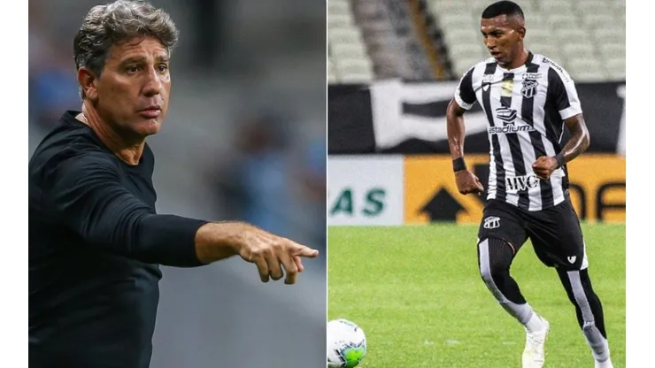 Montagem / Fotos: Lucas Uebel/Grêmio/Divulgação e Foto: Felipe Santos/CearaSC.com/Divulgação