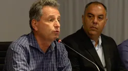 Landim e Braz — Foto: Alexandre Vidal/Flamengo