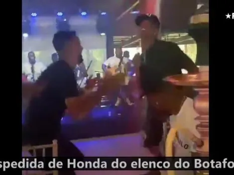 Festa de despedida de Honda causa polêmica na web