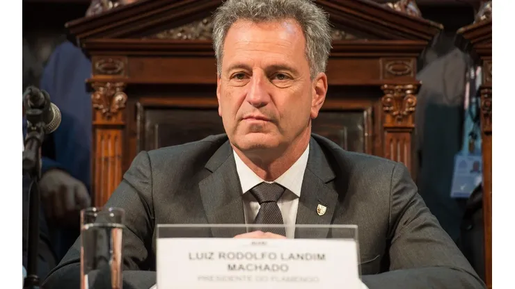Landim é o atual presidente flamenguista — Foto: Alexandre Vidal / Flamengo