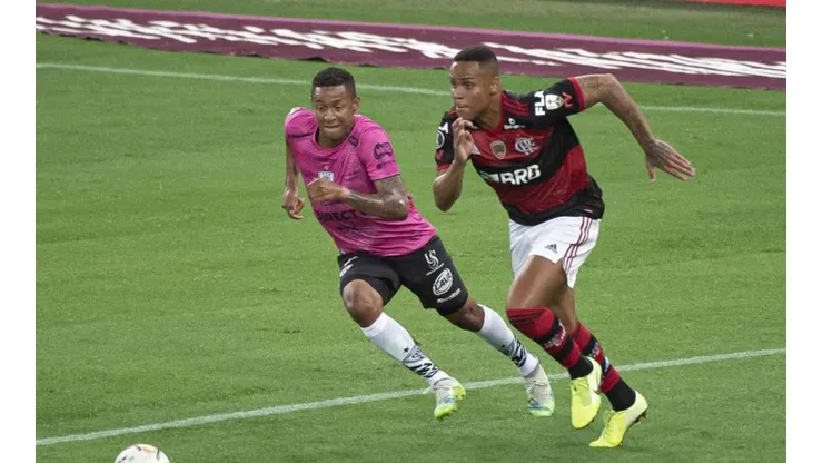 Natan pode ser barrado na zaga. Foto: Alexandre Vidal / Flamengo