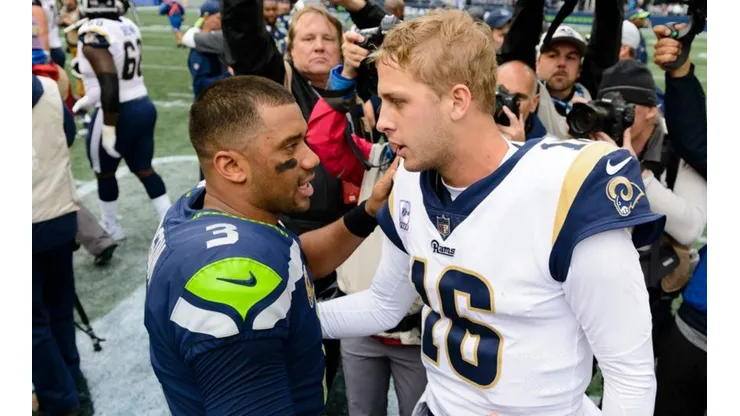 O duelo de divisão entre Seahawks e Rams é uma das maiores atrações da rodada de Wild Card dos playoffs da NFL (Reprodução/Rams)