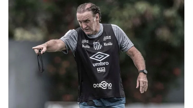 Cuca vive grande momento no Peixe — Foto: Ivan Storti/Santos FC
