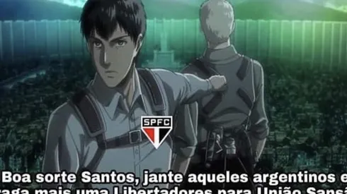 Antes de Boca Juniors x Santos, torcedores do São Paulo e do Peixe brincaram com a União San-São