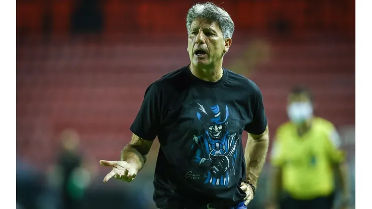 Renato pode perder uma de suas peças no meio-campo - Foto: Lucas Uebel/Grêmio.