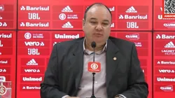 Dirigente é apresentado. DIVULGAÇÃO INTER