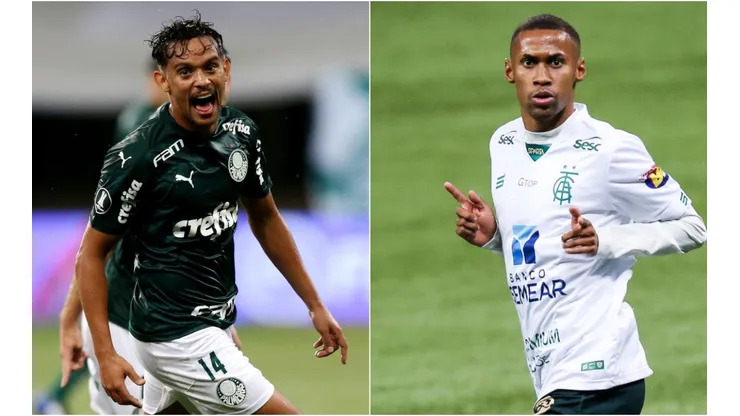 América-MG x Palmeiras se enfrentam nesta quarta, a partir das 21h30 pela Copa do Brasil - (Getty Images)
