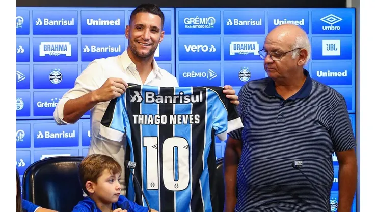 Thiago Neves deixou muito a desejar - Foto: Lucas Uebel/Grêmio.