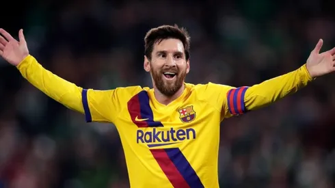 Messi comemora bom momento pelo Barcelona