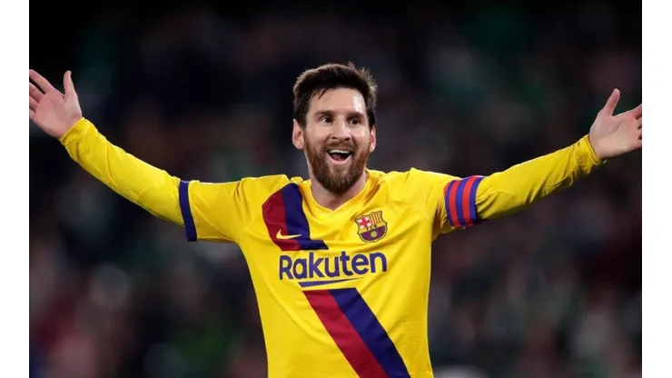 Messi comemora bom momento pelo Barcelona