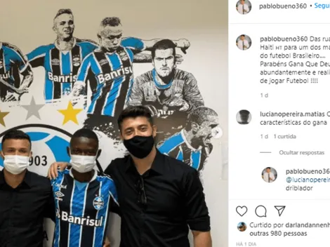 Jovem haitiano assina com o Grêmio e passará por avaliação