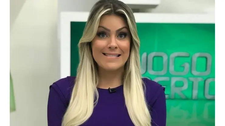 Renata Fan está confiante na vitória do Peixe. Reprodução