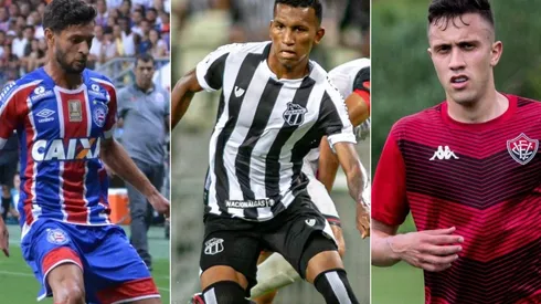 Montagem / Fotos:Marcelo Malaquias/EC Bahia / Stephan Eilert/cearasc.com e Letícia Martins/EC Vitóri