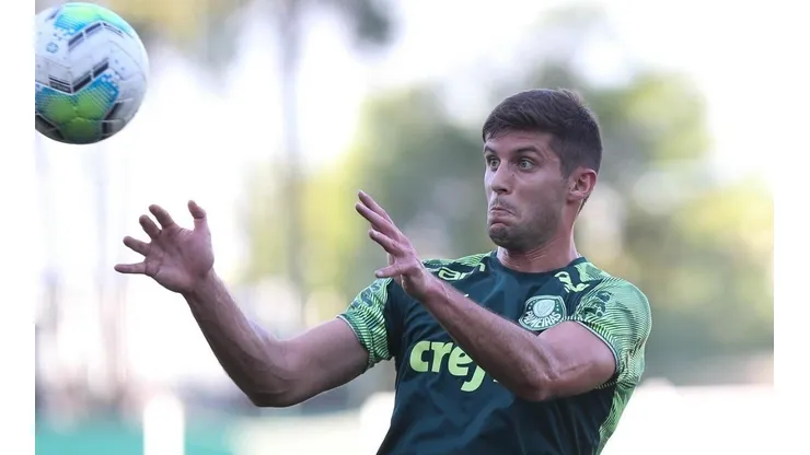 Kuscevic pode ganhar vaga entre os titulares - Foto: Cesar Greco/Palmeiras.