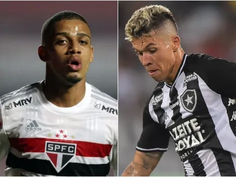 São Paulo x Botafogo: Como assistir AO VIVO a partida entre paulistas e cariocas