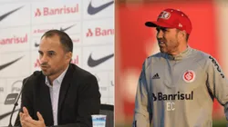 Caetano novamente demonstrou não apoiar a saída do gringo - Montagem/Fotos: Ricardo Duarte/Inter.