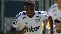 Arboleda falou sobre as polêmicas - Foto: Rubens Chiri/SPFC.