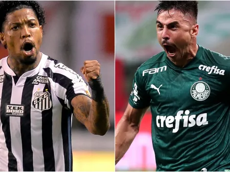 Marinho marca, fica perto da artilharia do Brasileirão, mas Santos empata com o Palmeiras na Vila