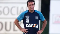 Cuca faz sucesso no Peixão — Foto: Ivan Storti/Santos FC