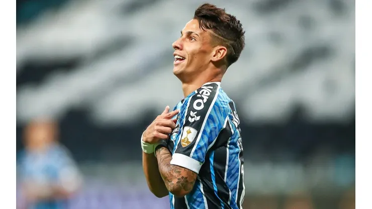 Atacante balançou as redes na partida - Foto: Lucas Uebel/Grêmio.