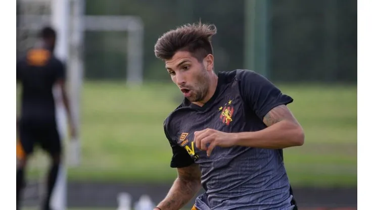 Mugni vive boa fase no Leão — Foto: Anderson Stevens / Sport Club do Recife