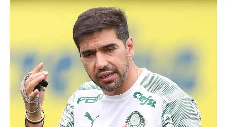 Abel é visado. Cesar Greco/Palmeiras