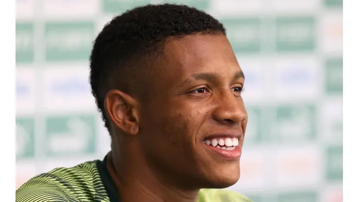 Danilo exaltou Abel. Cesar Greco/Palmeiras