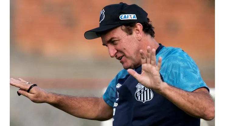 Cuca continua com moral no Peixão — Foto: Ivan Storti/Santos FC