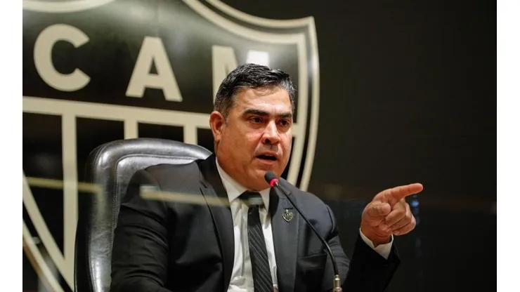 Presidente se posicionou sobre o assunto — Foto: Pedro Souza / Atlético-MG