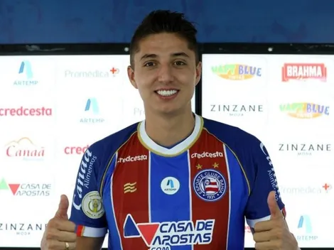 Ramírez dá seu cartão de visitas e anima torcida do Bahia