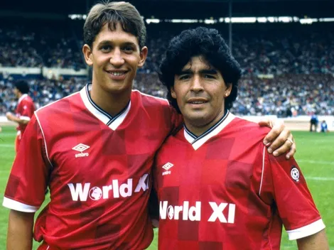 Gary Lineker, vítima da 'mão de Deus' de Maradona, repercute morte do argentino: 'O maior de todos os tempos'