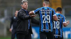 Diego Souza exaltou o trabalho do comandante - Foto: Lucas Uevbel/Grêmio.
